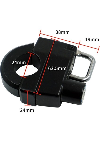 Motosiklet Kask Kilidi Anti-Hırsızlık Motosiklet Scooter Street Bisiklet (Yurt Dışından) fırsatları