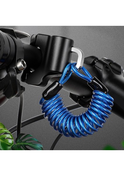 2x Bisiklet Kask Tel Halat Kodu Kilidi Motosiklet Elektrikli Araç Taşınabilir Kilit Açık Halat Ama Dikiş Bisiklet Ekipmanları A (Yurt Dışından) modelleri