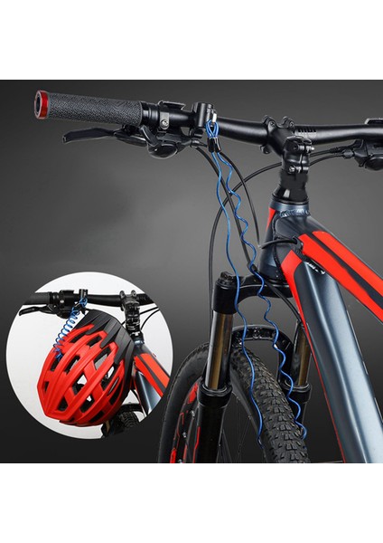 2x Bisiklet Kask Tel Halat Kodu Kilidi Motosiklet Elektrikli Araç Taşınabilir Kilit Açık Halat Ama Dikiş Bisiklet Ekipmanları A (Yurt Dışından) fırsatları