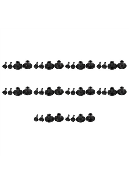 10X Rc Araba Yedek Parça Yükseltme Metal Ön ve Arka Aks Dişli Şaftı Sürüş Dişli Wpl B1 B14 C14 C24 (Yurt Dışından)
