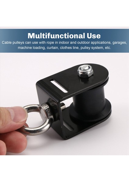 Kaldırma Halat Kasnağı Rulman Blok Kasnak Çarkı Taşınabilir Ağır Hizmet Sessiz Serim Silindir Dıy Gym Egzersiz Ekipmanları Yüzük Kasnak (Yurt Dışından) indirimleri