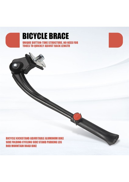 Bisiklet Kickstand Ayarlanabilir Alüminyum Bisiklet Yan Katlama Bisiklet Yan Stand Park Bacağı Çubuk Dağ Yol Bisiklet (Yurt Dışından) fırsatları