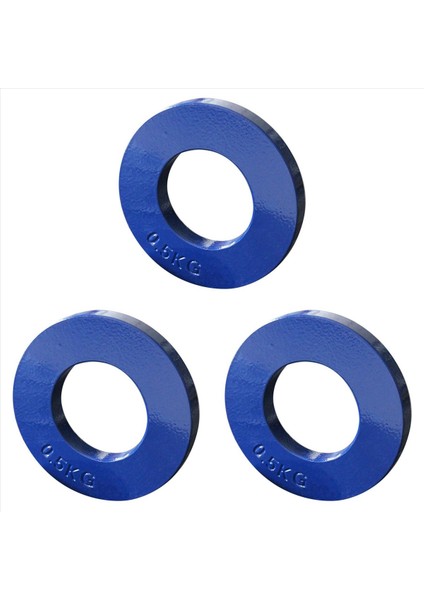 3x Fraksiyonel Ağırlıklar Fraksiyonel Ağırlıklar Mini Ağırlık Plakaları Kuvvet Antrenman Plakaları Doğru Disk Aksesuar Mavi 0 5kg (Yurt Dışından)