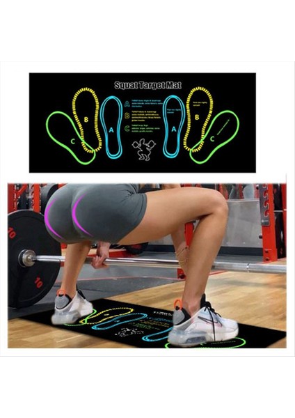 Squat Mat Diz Mat Mat Squat Assist Trainer Pad Glute Eğitimi ve Halter - Çömelme Için Kalça Itme Pedi (Yurt Dışından) fiyatları