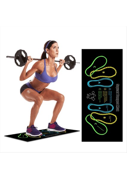 Squat Mat Diz Mat Mat Squat Assist Trainer Pad Glute Eğitimi ve Halter - Çömelme Için Kalça Itme Pedi (Yurt Dışından) modelleri