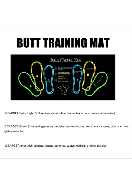 Squat Mat Diz Mat Mat Squat Assist Trainer Pad Glute Eğitimi ve Halter - Çömelme Için Kalça Itme Pedi (Yurt Dışından) fırsatları