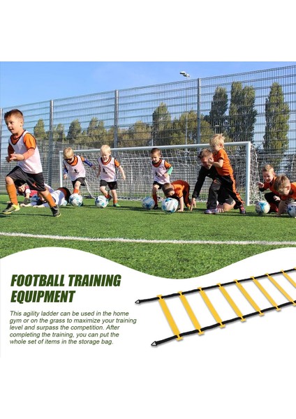 Spor Hız Çeviklik Eğitimi Seti 12 Disk Konileri 4 Çelik Bahçesi ve Futbol Basketbol Ragbi Pisti Için Çeviklik Merdiveni (Yurt Dışından) fırsatları