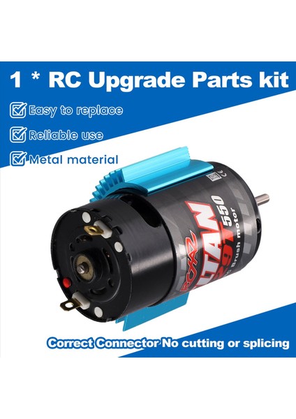 550 1 10 Için Isı Lavabosu ile Fırçalanmış Motor (Yurt Dışından) indirimleri