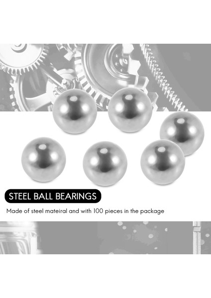 Bisiklet Tekerleği Yatak Çelik Toplar Yedek 5mm Çapı 100 Pcs (Yurt Dışından) fiyatları