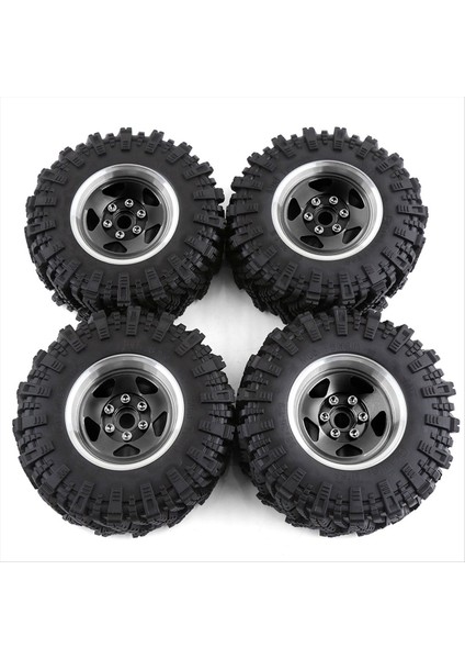 4pcs 98MM Metal 1 9 Inç Beadlock Tekerlek 1/10 Rc Prıgler Araç Trx4 D90 Axıal SCX10 Iıı Iıı Siyah (Yurt Dışından) modelleri