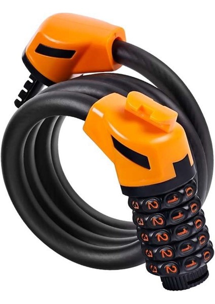 Bisiklet Kombinasyonu Kilit Kalınlaştırılmış Çelik Kablo Kilit Açık Dağ Bisikleti Hırsızlık Önleme Kilitleri (Yurt Dışından)