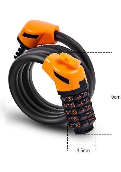 Bisiklet Kombinasyonu Kilit Kalınlaştırılmış Çelik Kablo Kilit Açık Dağ Bisikleti Hırsızlık Önleme Kilitleri (Yurt Dışından) fiyatları