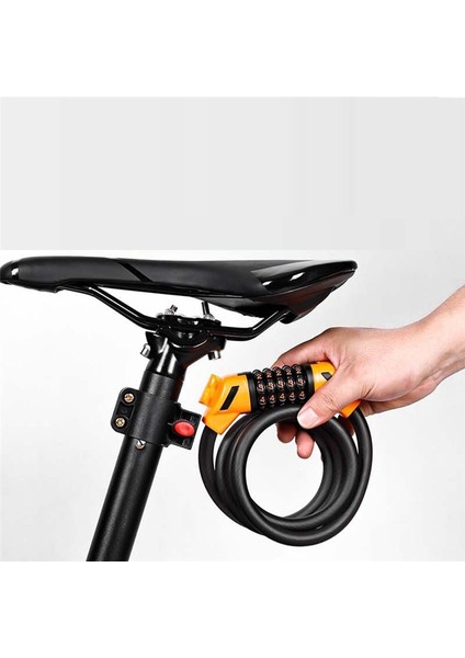 Bisiklet Kombinasyonu Kilit Kalınlaştırılmış Çelik Kablo Kilit Açık Dağ Bisikleti Hırsızlık Önleme Kilitleri (Yurt Dışından) fırsatları