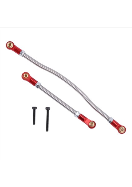 4pcs Ayarlanabilir Direksiyon Bağlantı Çubuk Metal Çubuk 1/10 Rc Prıgler Araç Axıal Capra 1 9 Utb AXI03004 Parçalar Kırmızı (Yurt Dışından) fiyatları