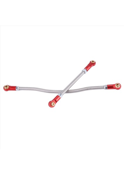 4pcs Ayarlanabilir Direksiyon Bağlantı Çubuk Metal Çubuk 1/10 Rc Prıgler Araç Axıal Capra 1 9 Utb AXI03004 Parçalar Kırmızı (Yurt Dışından) indirimleri