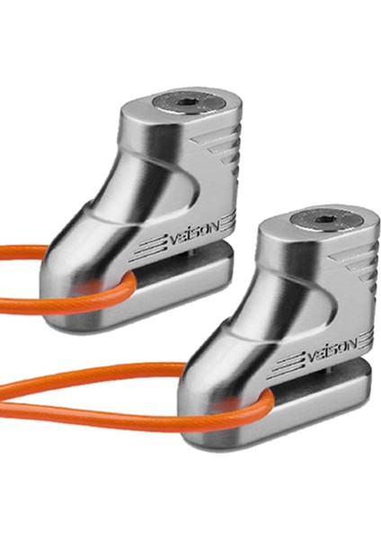 Veison 2x Motosiklet Disk Frenleri Kilit 5mm Mtb Bisiklet Elektrikli Araba Hırsızlığı Önleyici Disk Disk Kilit Freni Kilit-Sinver (Yurt Dışından)