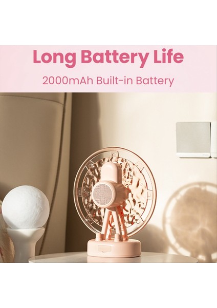 Beyaz Gürültü Müziği Olan Dönme Tekerlek Dalga Lambası Hoparlör 360 ° Surround Ses Hi-Fi Bluetooth Hoparlör Beyaz (Yurt Dışından) indirimleri