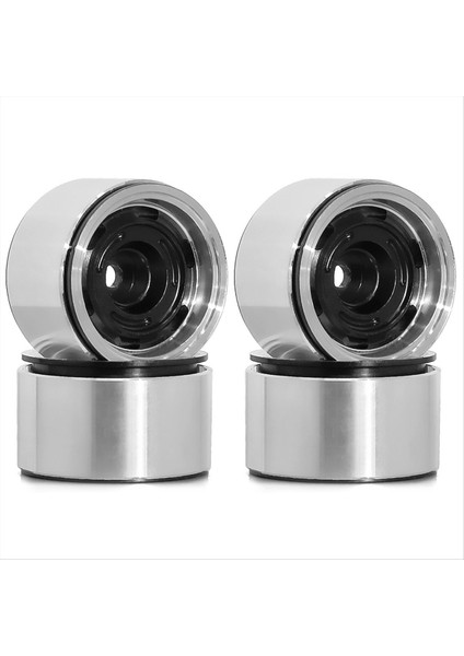 4pcs Metal 1 0in Beadlock Tekerlek Jant Tekerlek Göbeği 1/18 1/24 Rc Craıl Car Axıal SCX24 AX24 TRX4M Trx4-M Yükseltme Parçaları A (Yurt Dışından)