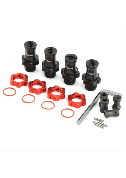 1/10 Slash 2WD 4x4 Rustler Stampede Rc Araba Yükseltme Parçaları Kırmızı (Yurt Dışından)