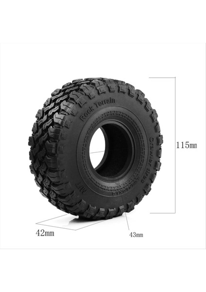 4pcs 1 9 Inç 1/10 Rc Paletli Araba SCX10 90046 D90 Trx4 Trx6 (Yurt Dışından) indirimleri