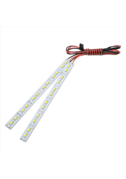 24 LED Şasi Light Metal LED Strip 6V 1/10 1/8 Rc Araba Trawler Buggy Beyaz (Yurt Dışından)