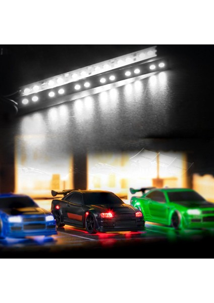 24 LED Şasi Light Metal LED Strip 6V 1/10 1/8 Rc Araba Trawler Buggy Beyaz (Yurt Dışından) fiyatları