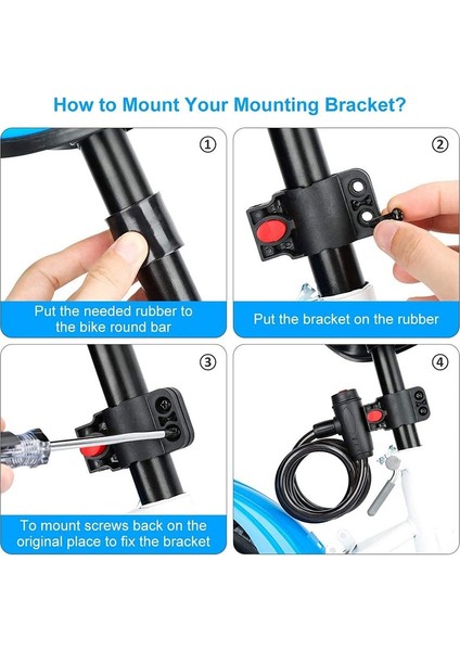 Hırsızlık Önleyici Spiral Kablo Kilidi Anahtarlı Bisiklet Kilidi Bisiklet Asma Kilit 180 cm Bisiklet Aksesuarları (Yurt Dışından) fiyatları