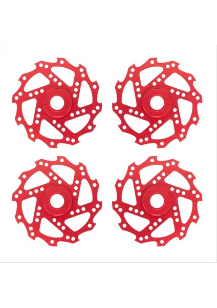 4pcs Fren Disk Tekerlek Hex Hub Adaptörü Arrma Için 17MM 1/7 Iffet Sınırsız Suç 1/8 Typhon Rc Yükseltme Parçaları Kırmızı (Yurt Dışından)