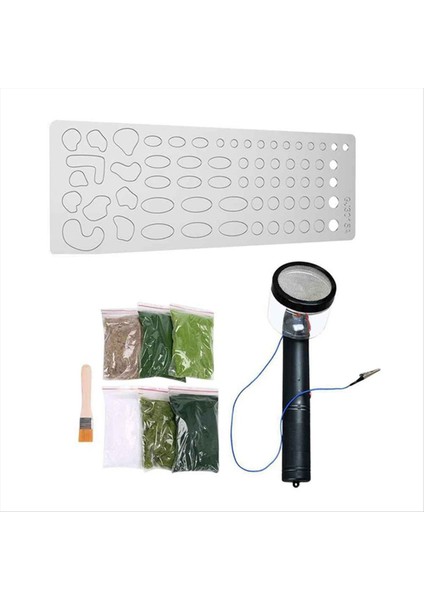 Statik Çim Floking Aplikatör Elektrostatik Çim Ezici Elektrostatik Akın Makine Kum Tablo Dıy Aracı (Yurt Dışından)