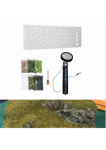 Statik Çim Floking Aplikatör Elektrostatik Çim Ezici Elektrostatik Akın Makine Kum Tablo Dıy Aracı (Yurt Dışından) indirimleri