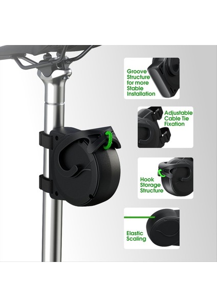 Bisiklet Tow Halat Esnek Geri Çekilebilir Bisiklet Traktör Dağ Bisiklet Çekme Halat Bisiklet Römork Halat Açık Araçlar (Yurt Dışından) fırsatları