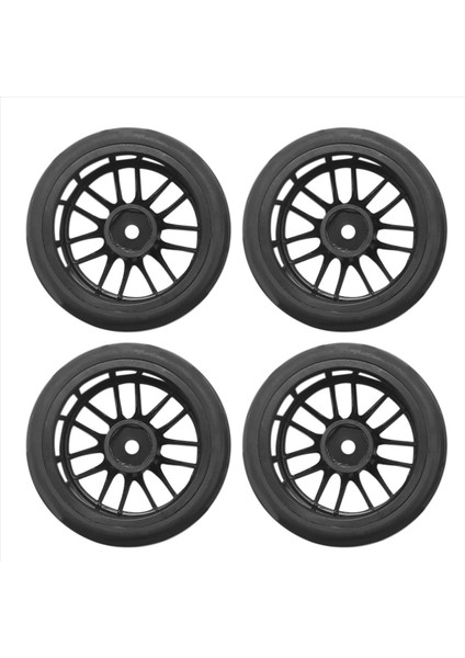 24PCS 12MM Hub Tekerlek Jantlar ve Rc Için Kauçuk Lastikler 1/10 Yol Touring Drift Araba R (Yurt Dışından) modelleri