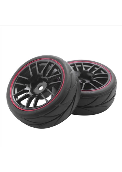 24PCS 12MM Hub Tekerlek Jantlar ve Rc Için Kauçuk Lastikler 1/10 Yol Touring Drift Araba R (Yurt Dışından) fırsatları