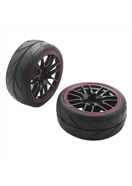 24PCS 12MM Hub Tekerlek Jantlar ve Rc Için Kauçuk Lastikler 1/10 Yol Touring Drift Araba R (Yurt Dışından) indirimleri