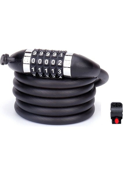 Bisiklet Kilidi Beş Hanlı Kod Kilitler Dağ Bisikleti Bisikleti Bisiklet Tel Çelik Kablo Kilidi Hırsızlık Anti-Hırsızlık Bisiklet Aksesuarları (Yurt Dışından) indirimleri