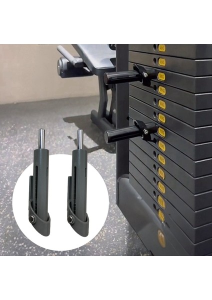 2 Adet Ağırlık Yığın Pimi 9 5mm Kuvvet Antrenmanı Fitness Spor Salonu Ekipmanı Aksesuarları Ağırlık Azaltma Pimi Beyaz (Yurt Dışından) fırsatları
