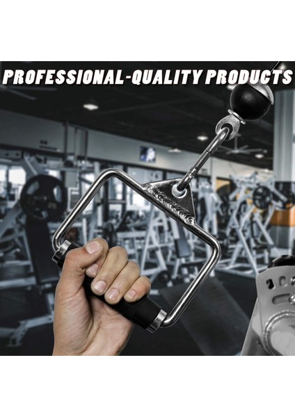 2x Pulldown Kablo Makinesi Kulpları Ağır Hizmet Triceps Pazılar Kablo Tutamağına Basın Kasnak Egzersizleri Ev Salonu (Yurt Dışından) fırsatları