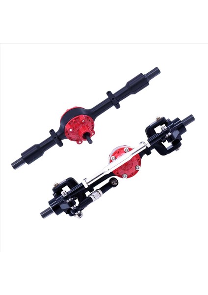 Wpl Için 2x Metal Ön ve Arka Aks C14 C24 C34 C44 B14 B24 1/16 Rc Araba Yükseltmeleri Parça Aksesuarları Siyah (Yurt Dışından) fırsatları
