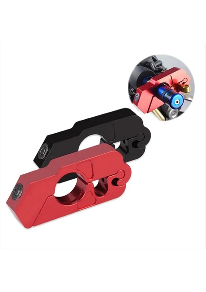 Motosiklet Gideri Kilit Kol Kolu Fren Kolu Katı Kilit Kilit Anti Hırsızlık Anti Kilit Kırmızı (Yurt Dışından) indirimleri