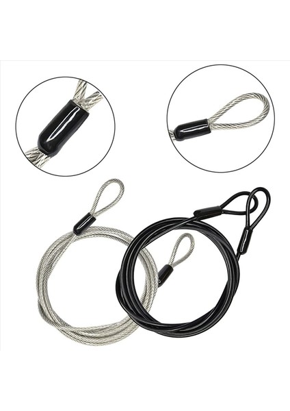 3 Adet 100CM/3 3ft Uzunluğunda Seyahat Güvenlik Kablosu Kilidi Örgülü Çelik Kaplı Güvenlik Kablosu Bagaj Kilidi Güvenlik Kablosu Tel Ipi (Yurt Dışından) modelleri