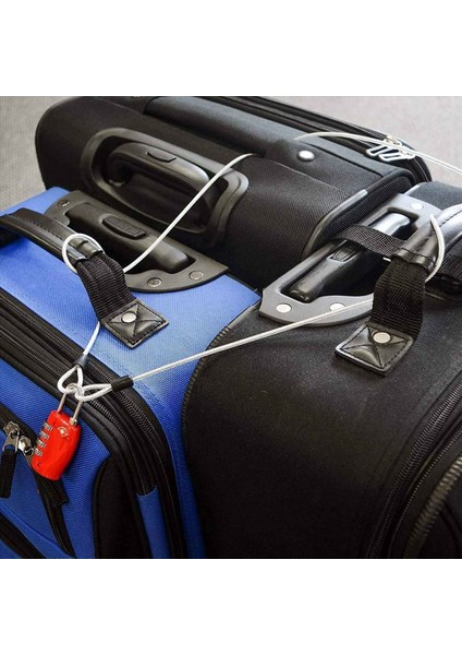 3 Adet 100CM/3 3ft Uzunluğunda Seyahat Güvenlik Kablosu Kilidi Örgülü Çelik Kaplı Güvenlik Kablosu Bagaj Kilidi Güvenlik Kablosu Tel Ipi (Yurt Dışından) indirimleri