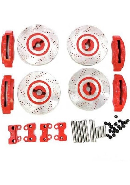 Tırmanma Araba Modifikasyonu Simülasyon Fren Disk Oyuncak Araba Caliper Rc Araç Aksesuarları Yedek Parçalar Kırmızı (Yurt Dışından) fiyatları