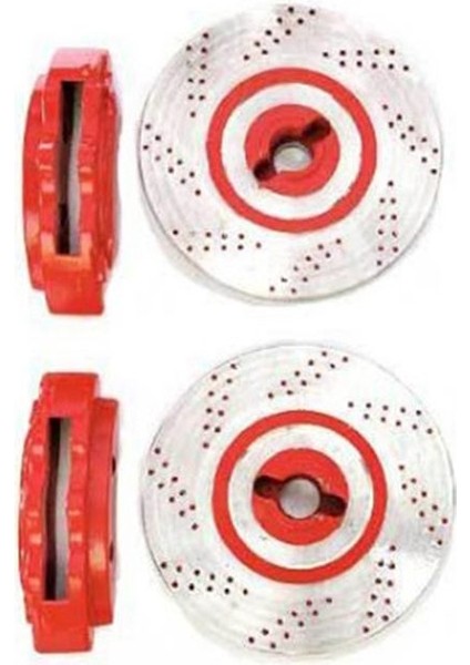 Tırmanma Araba Modifikasyonu Simülasyon Fren Disk Oyuncak Araba Caliper Rc Araç Aksesuarları Yedek Parçalar Kırmızı (Yurt Dışından) fırsatları