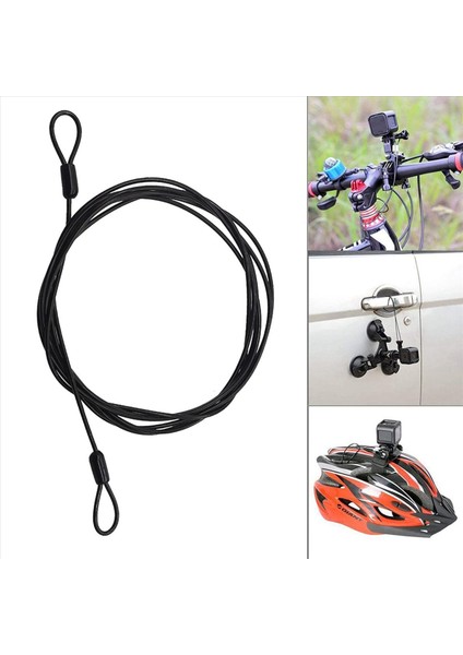 5x 100CM/3 3ft Uzunluğunda Seyahat Güvenlik Kablosu Kilidi Örgülü Çelik Kaplamalı Güvenlik Kablosu Bagaj Kilidi Güvenlik Kablosu Teli Ipi (Yurt Dışından) indirimleri