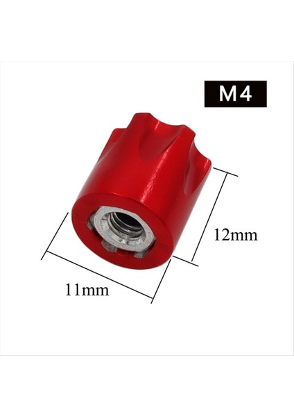 1/10 Model Araba Alüminyum Alaşımlı M4 Somun Tırmanma Tekerlek Hub Somun SCX10 90046 Trx-4 Siyah (Yurt Dışından) modelleri