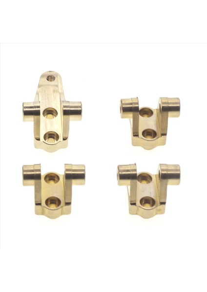 2set Pirinç Ön Aks Alt Şok Montaj Süspansiyon Bağlantıları 1/10 Rc Paletli Araç Traxxas Trx4 Yükseltme Parçaları (Yurt Dışından) fırsatları