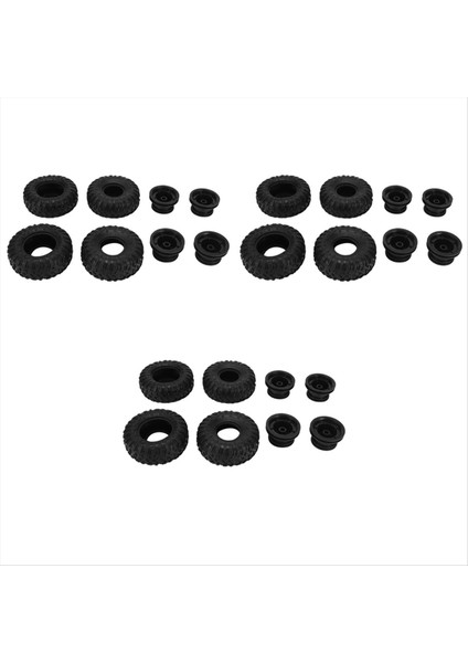 12PCS Rc Araba Lastikleri Lastik Tekerleği Yükseltmeler Mn D90 D91 D96 D99 MN90 MN99S 1/12 Rc Araba Yedek Parçaları (Yurt Dışından)