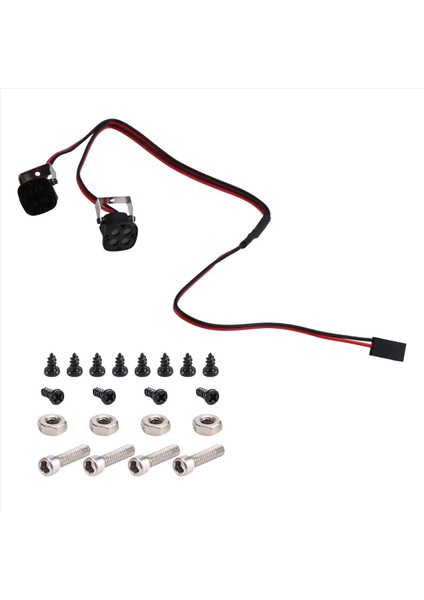 Ön LED Işıklar 1/10 Rc Prıger Axıal SCX10 90046 Trx4 Trx6 Redcat Gen8 2led Beyaz Işık (Yurt Dışından) modelleri