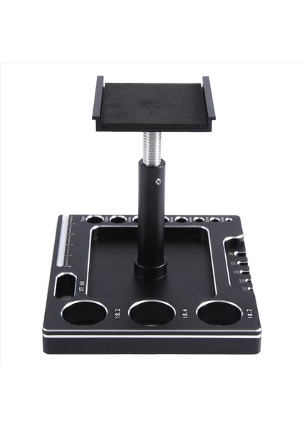 Metal Rc Araba Çalışma Standı Onarım Iş Istasyonu Montaj Platformu 360 Derece TRX4M Fms SCX24 1/18 Rc Araç Siyah (Yurt Dışından) fırsatları