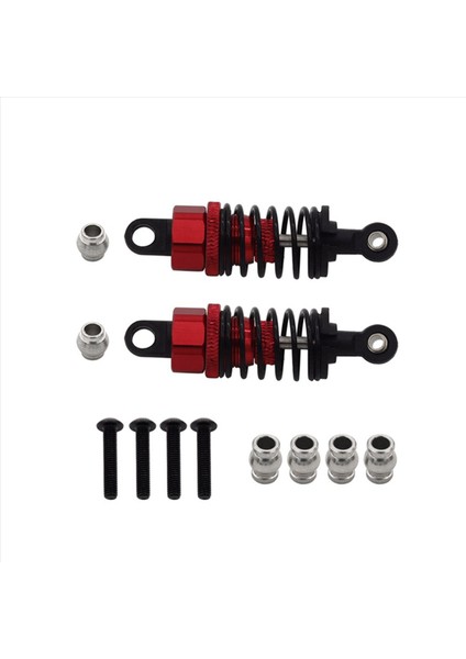 Tamiya Için 2x TT01 TT02 Metal Hidrolik Şok Emici Şok Emici Cnc Uzaktan Kumanda Araba 55MM Kırmızı (Yurt Dışından) fiyatları